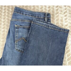 Urban Star‎ Straight Jeans Men's 40x30 Blue 5-Pocket Dark Wash Cotton Blend